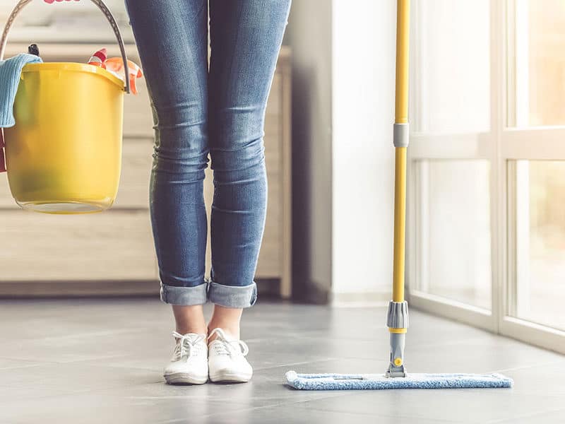 best mop for cement floors