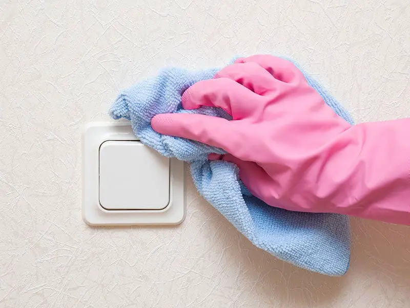 Clean Around Light Switches