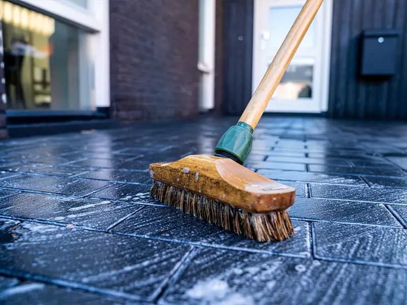 Clean Painted Concrete Floor