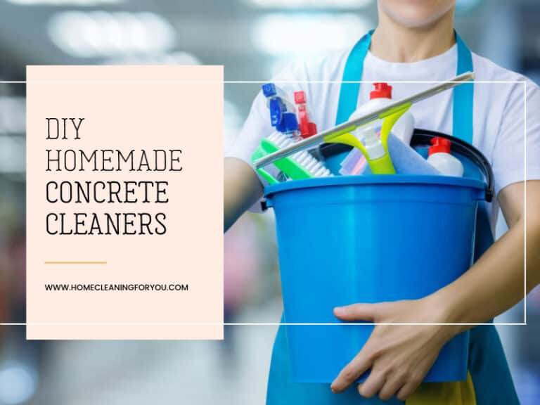 Homemade Concrete Cleaners