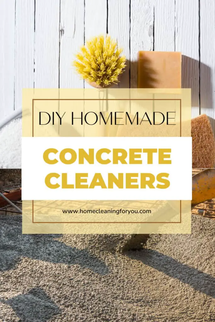 Homemade Concrete Cleaners