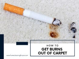 How To Get Burns Out Of Carpet