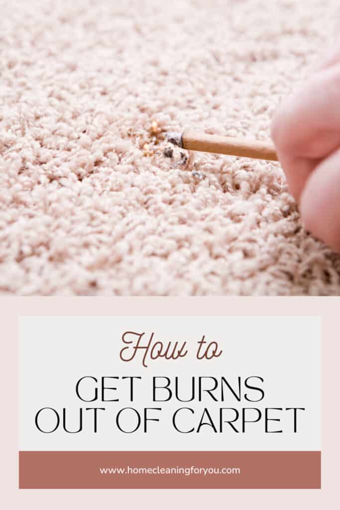 How To Get Burns Out Of Carpet