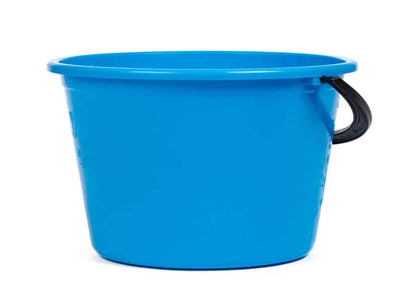 Blue Plastic Bucket