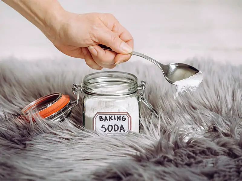 Pouring Baking Soda Sodium