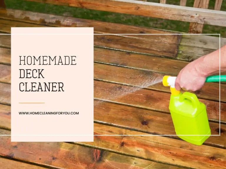 Homemade Deck Cleaner: Your Complete Walkthrough 2024