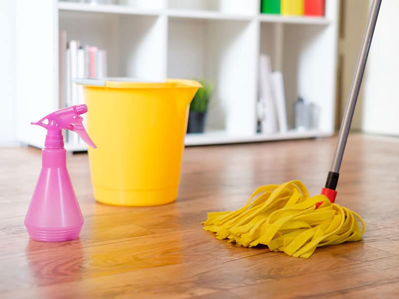 Cleaning Nucore Vinyl Floor