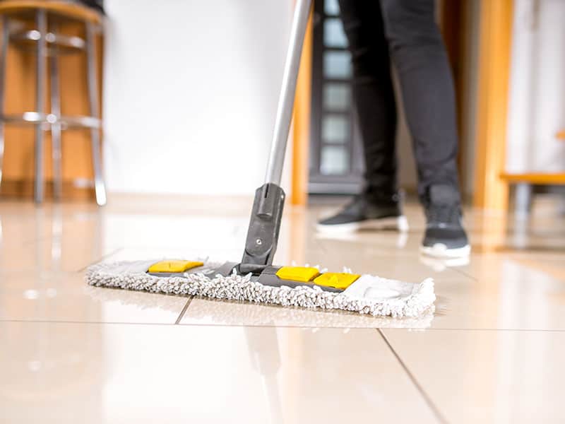 Cleaning Tile Floor