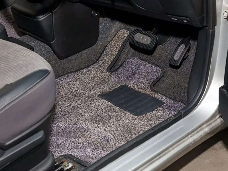 Dirty Car Floor Mats