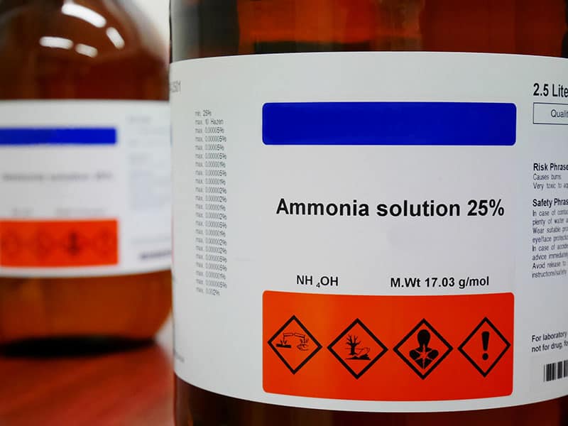 Bottle Ammonia Solution