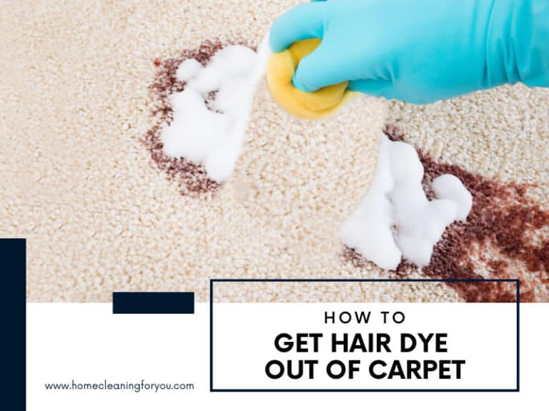 Get Hair Dye Out Of Carpet