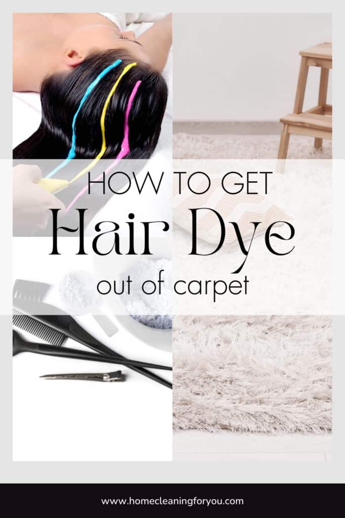 Get Hair Dye Out Of Carpet