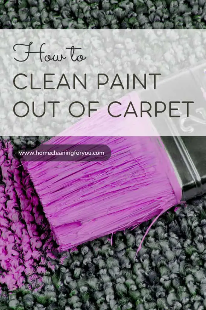 How To Clean Paint Out Of Carpet