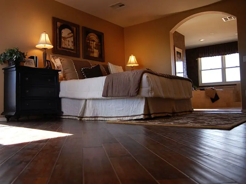 Luxury Bedroom Hardwood Flooring