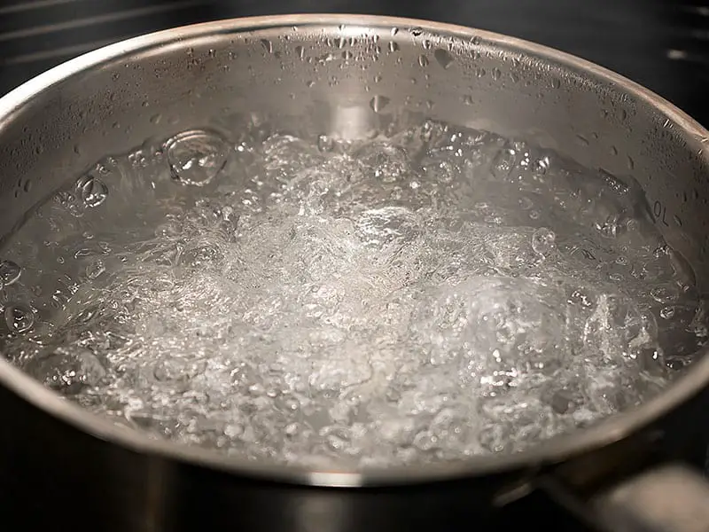 Pot Boiling Water Steam