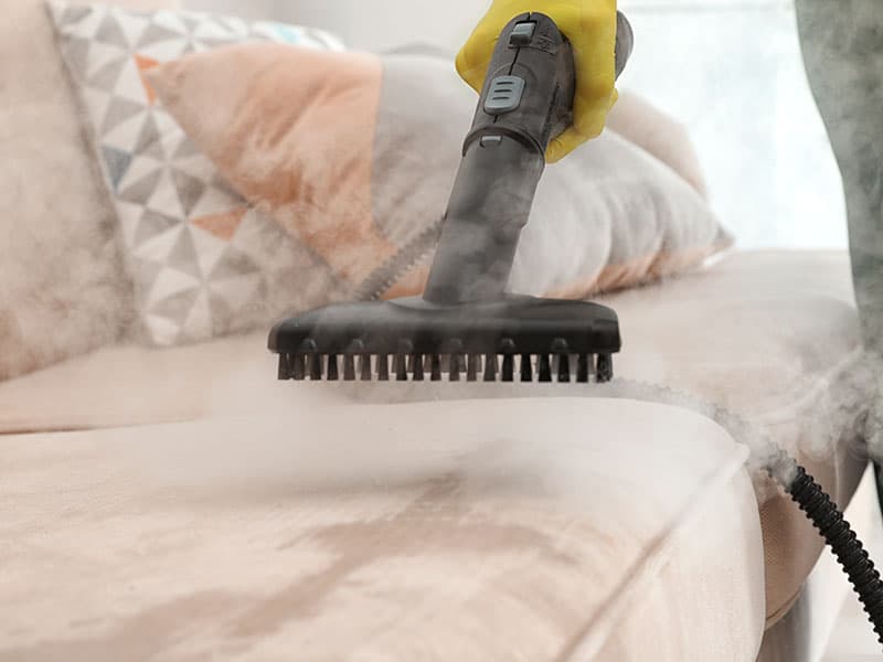 Removing Dirt Sofa Steam Cleaner