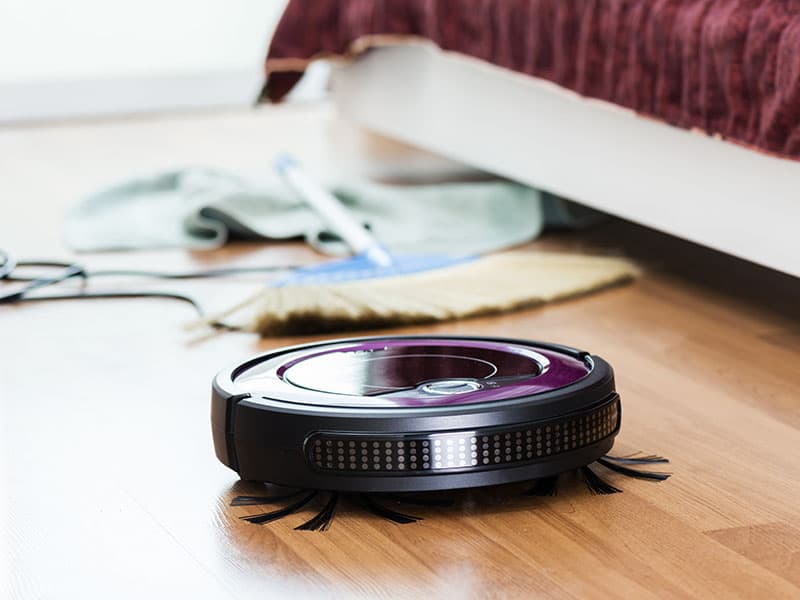 Robotic Vacuum Cleaner Cleaning