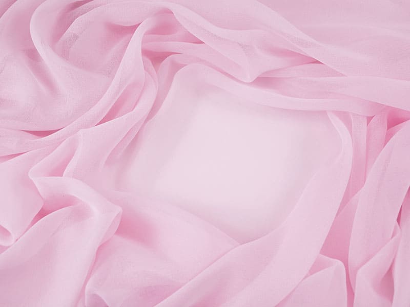 Satin Chiffon Fabric Pink