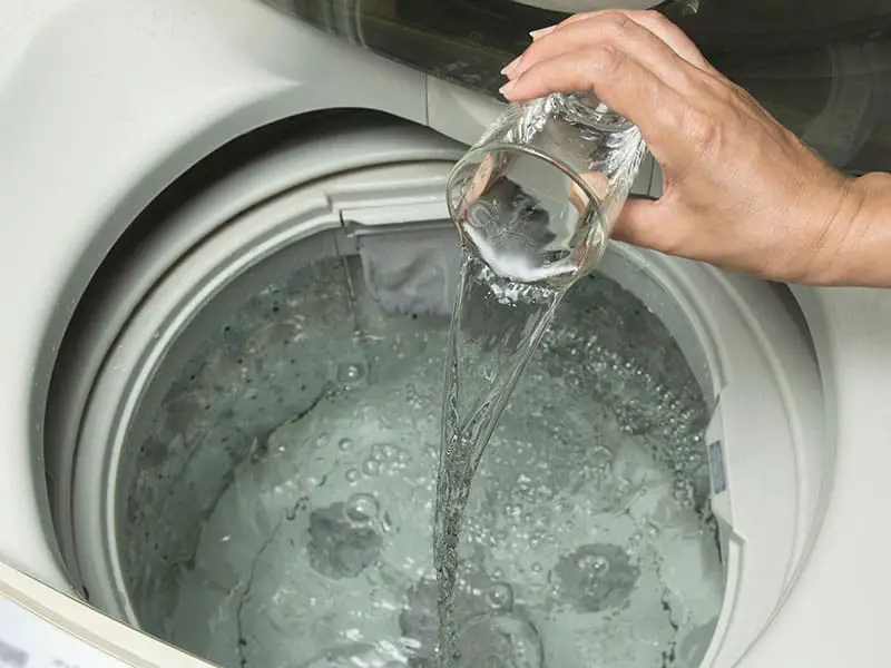 Adding White Vinegar While Washing