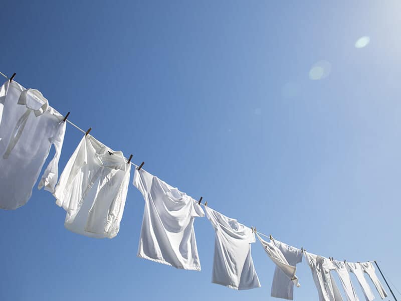 Clothes Dried by Sunlight