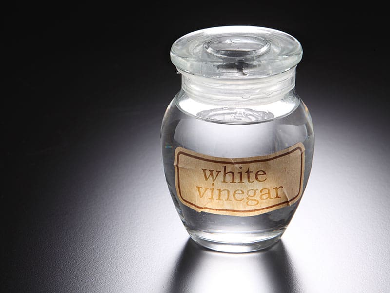 Glass Jar Label On Black