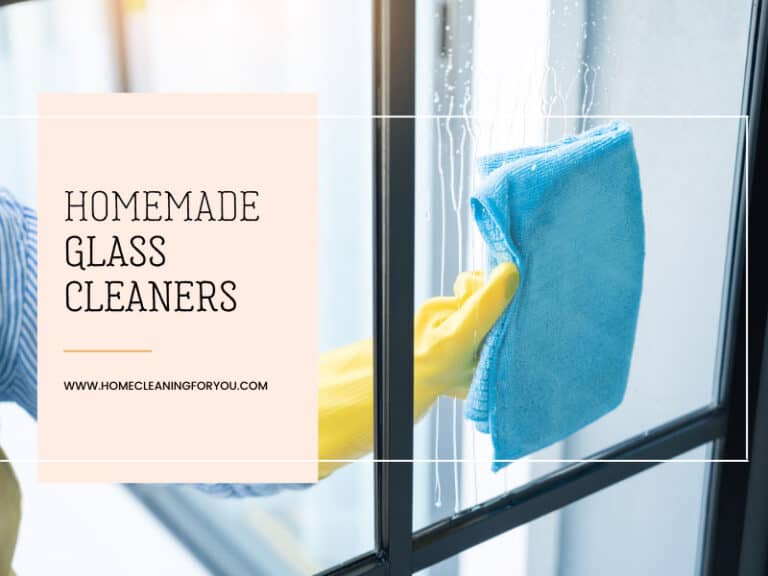 Homemade Glass Cleaners