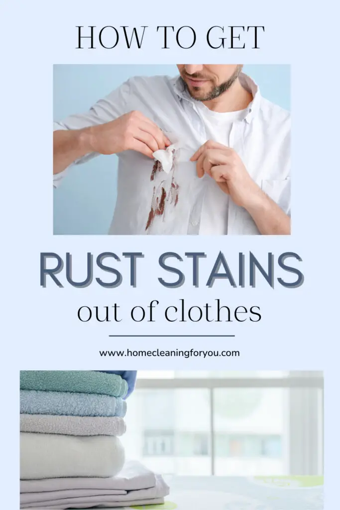 How To Get Rust Stains Out Of Clothes