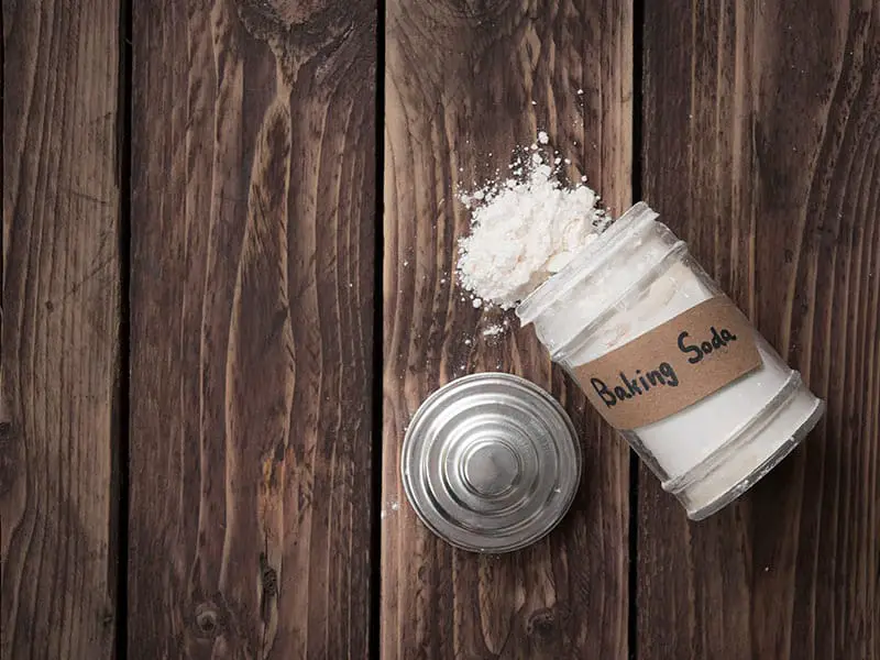 Jar Of Baking Soda With Text Space