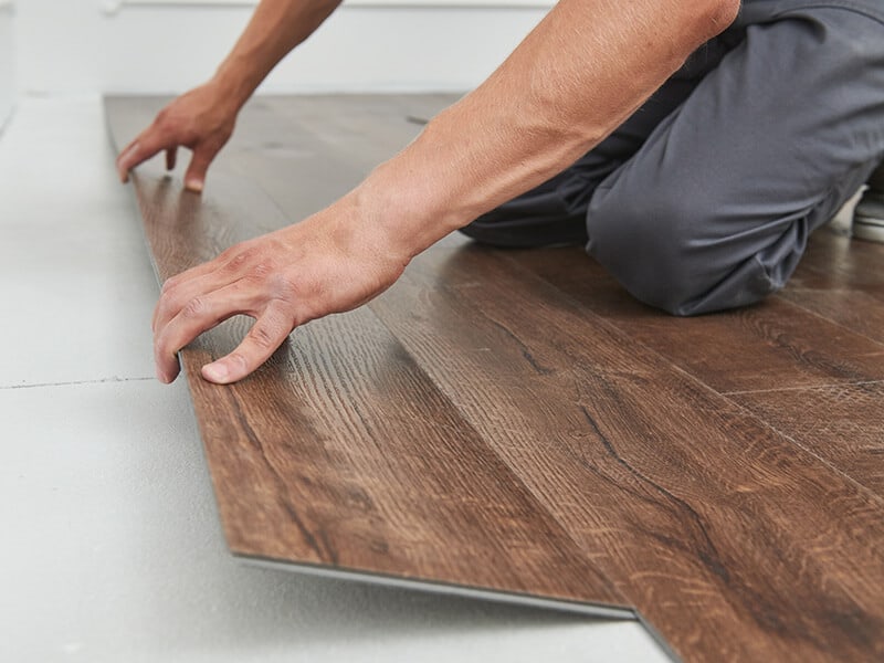 Removing Moisture Vinyl Plank Flooring