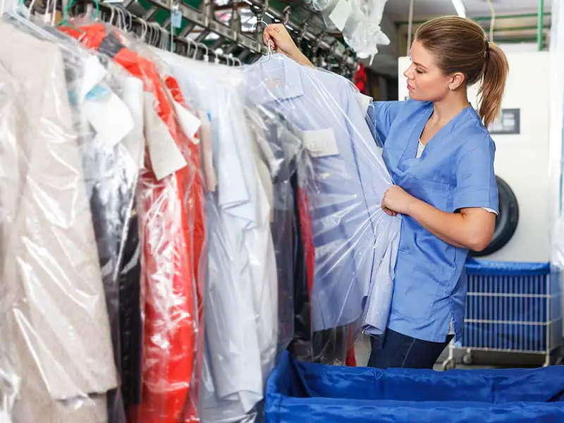 A Dry Cleaner To Remove The Stains