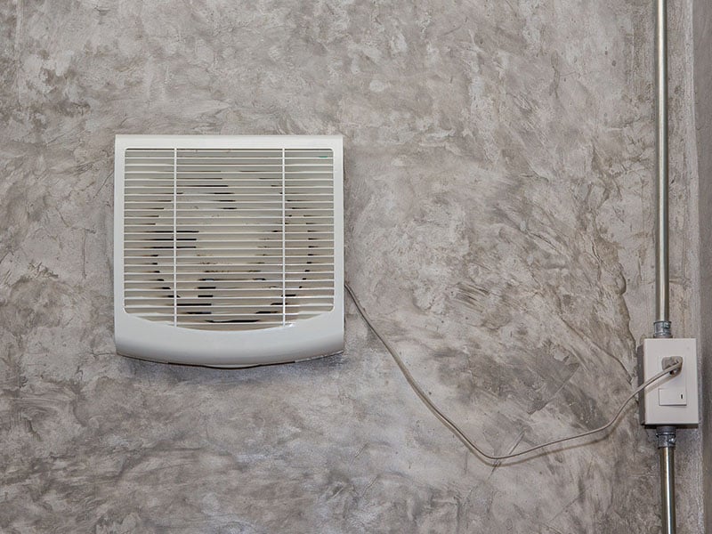 An Exhaust Fan To Refresh The Air