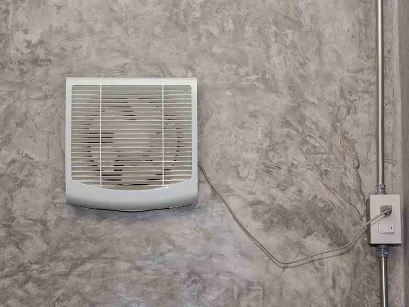 An Exhaust Fan To Refresh The Air