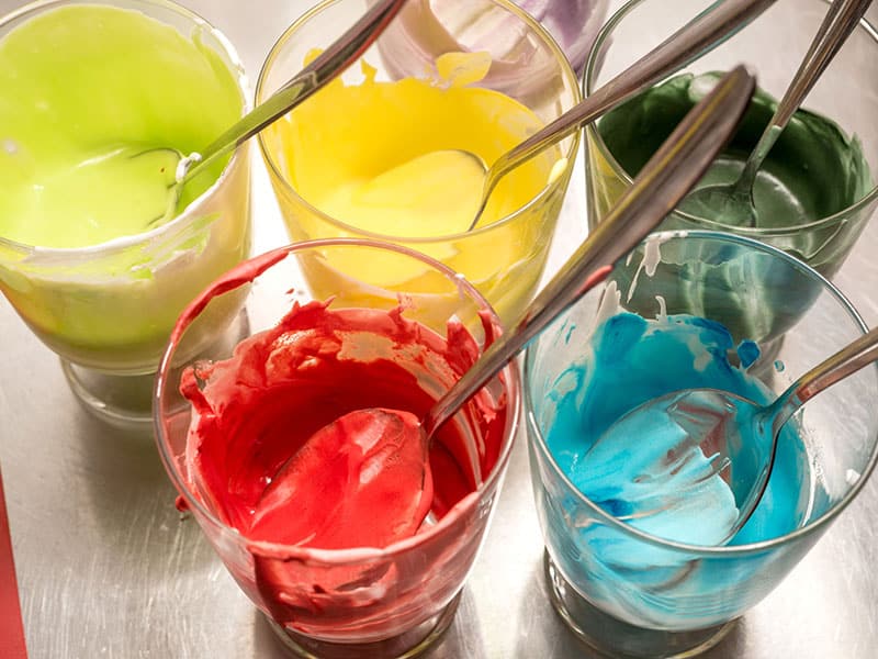 Food Colorings Can Paint Foods
