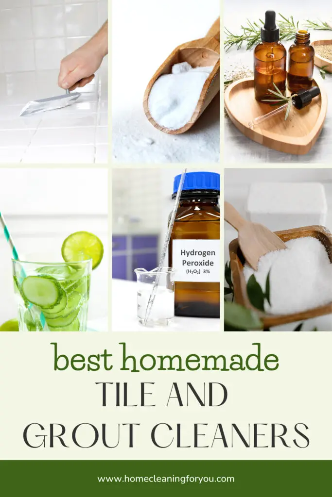 Homemade Tile And Grout Cleaners