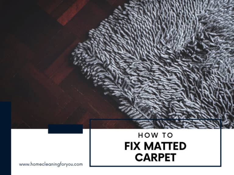 How To Fix Matted Carpet