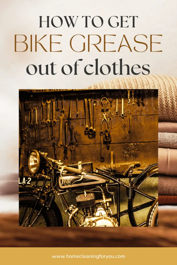 How To Get Bike Grease Out Of Clothes