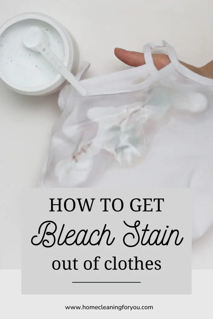 How To Get Bleach Stain Out Of Clothes