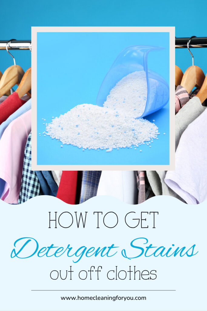 How To Get Detergent Stains Out Of Clothes