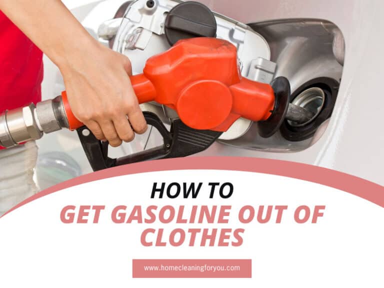 How To Get Gasoline Out Of Clothes