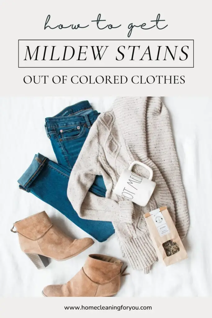 How To Get Mildew Stains Out Of Colored Clothes