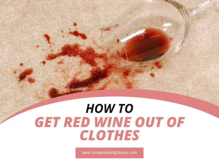 How To Get Red Wine Out Of Clothes