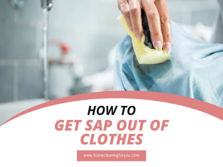 How To Get Sap Out Of Clothes