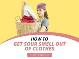How To Get Sour Smell Out of Clothes