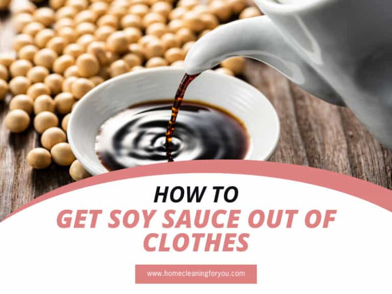 How To Get Soy Sauce Out Of Clothes