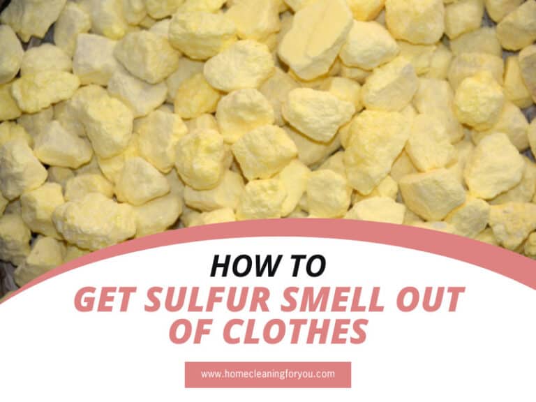 How To Get Sulfur Smell Out Of Clothes