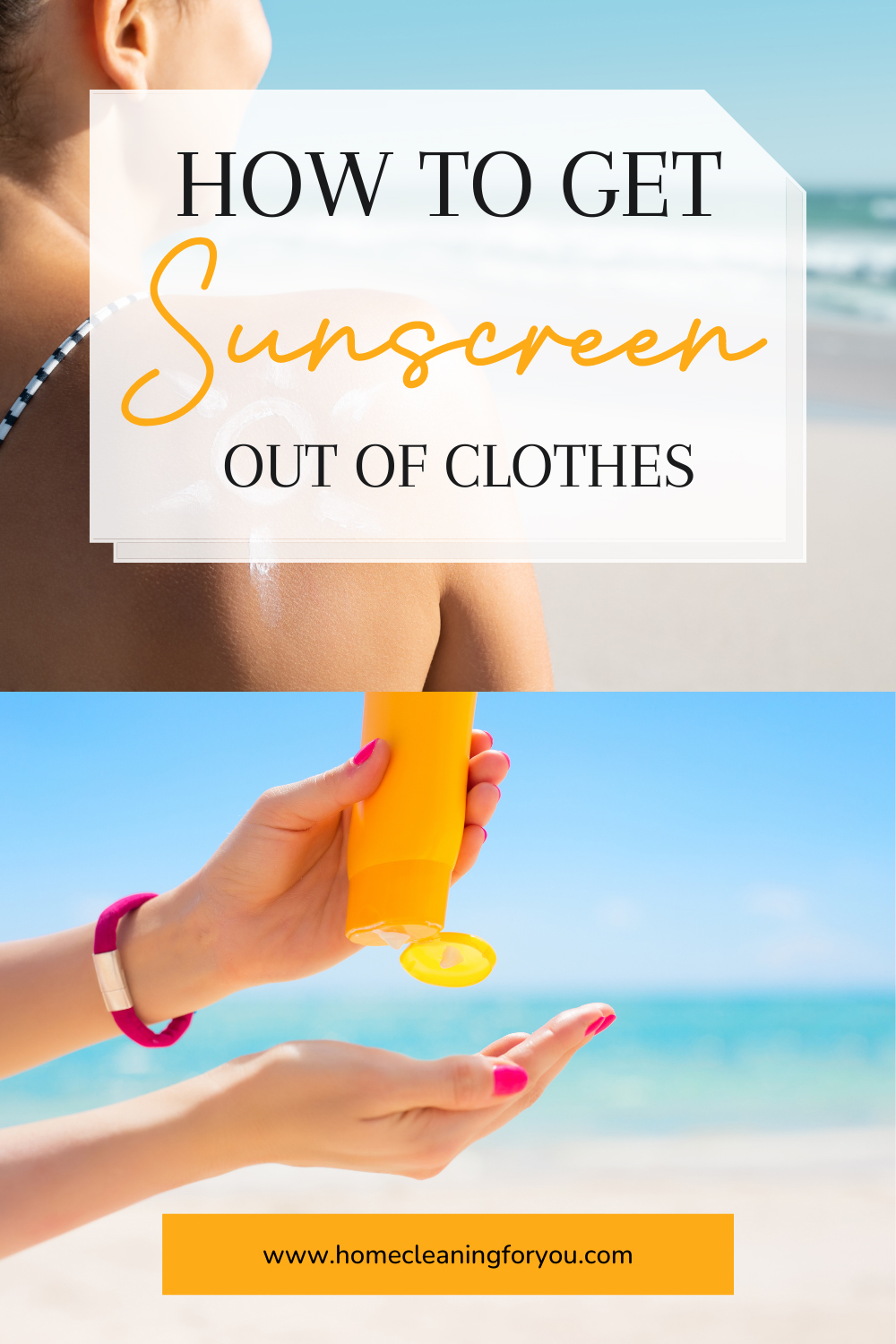 How To Get Sunscreen Out Of Clothes? Detailed Guide 2024