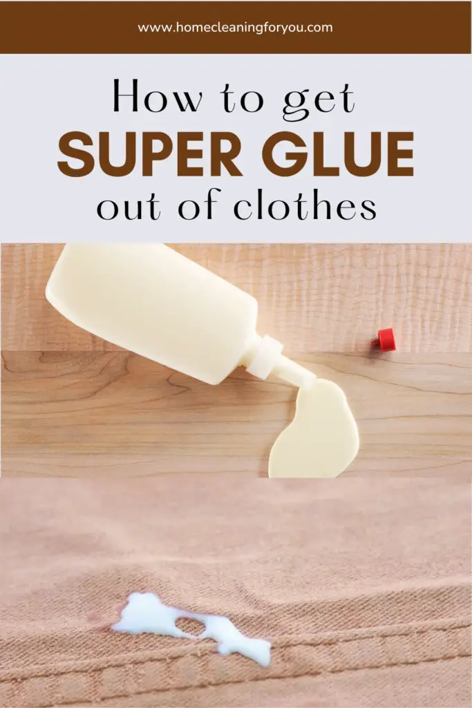 How To Get Super Glue Off Clothes