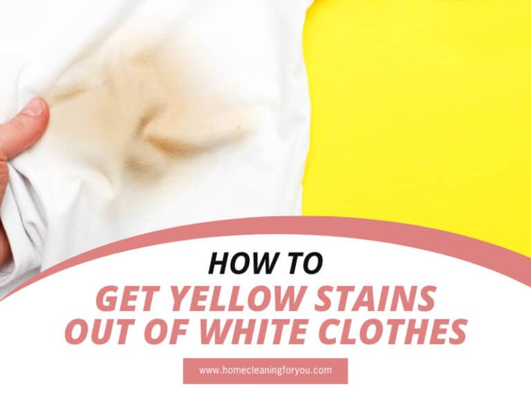 How To Get Yellow Stains Out Of White Clothes