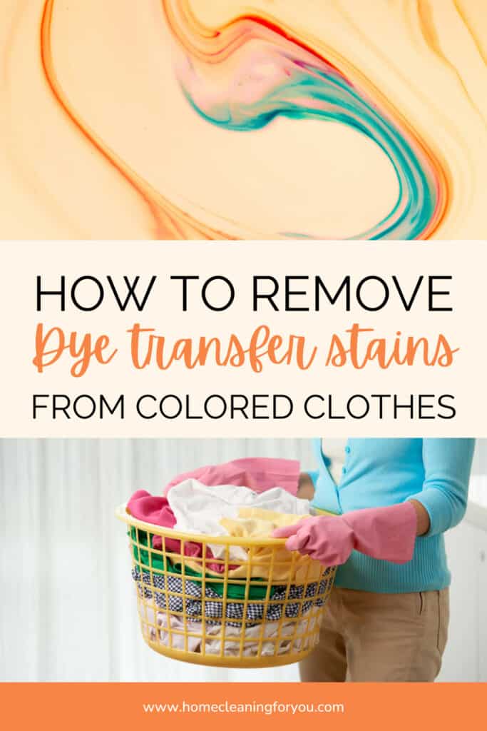 How To Remove Dye Transfer Stains From Colored Clothes