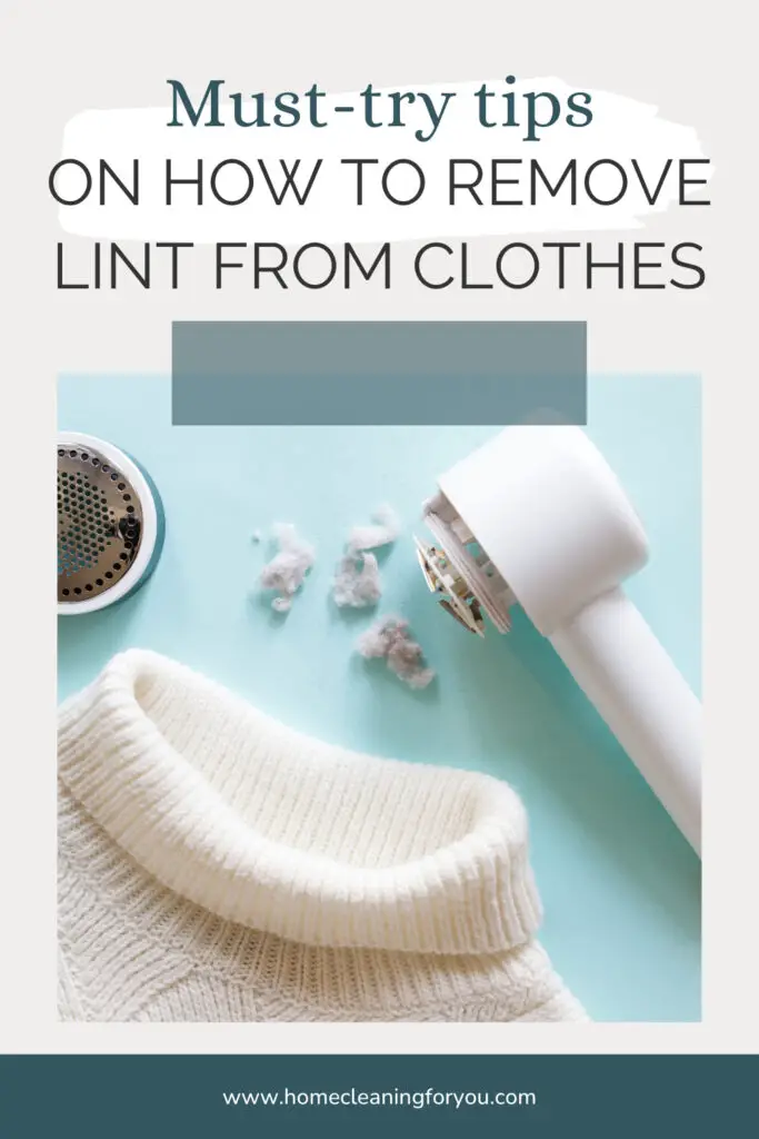 How To Remove Lint From Clothes